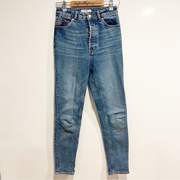 Free People High Rise Mom Jean - Picture 2 of 9
